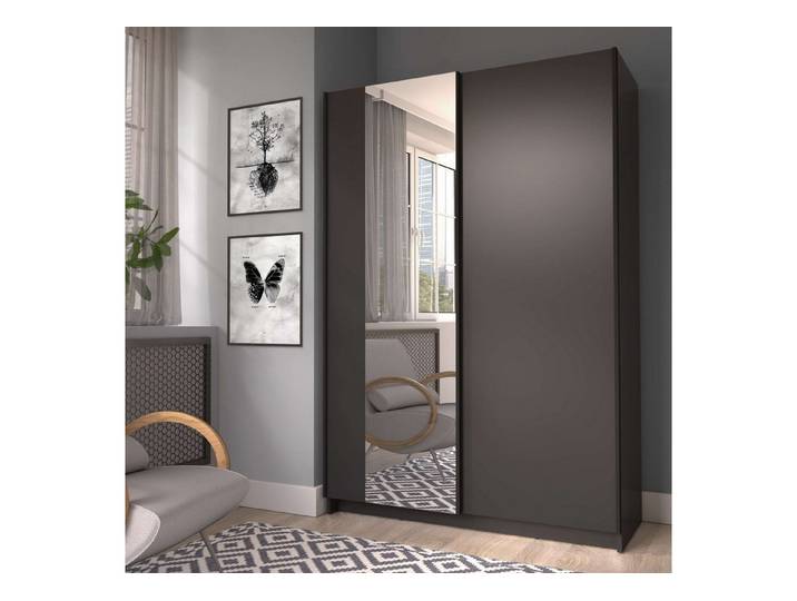 Home affaire Kleiderschrank Hildreth, Wäscheschrank, Schwebetüren, Versand nur 4,95! mit Spiegel, FSC®-zertifizierter Holzwerkstoff