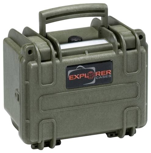 Explorer Cases Outdoor Koffer 1913.G green with pick & pluck foam (B x H x T) 19 x 13 x 14cm Olivgrün 1913.G