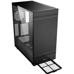Sharkoon Rebel C50 Black RGB ATX (ATX, mATX, Mini-ITX), PC Gehäuse, Schwarz