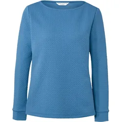 Tchibo - Strukturiertes Sweatshirt - Damen - Gr. XS - hellblau