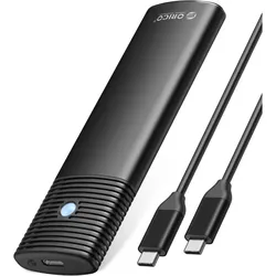 Orico M.2 NVMe External Enclosure, PWM2-G2-BK-EP, USB-C, 10Gbps (Black) (M.2), Festplattengehäuse, Schwarz