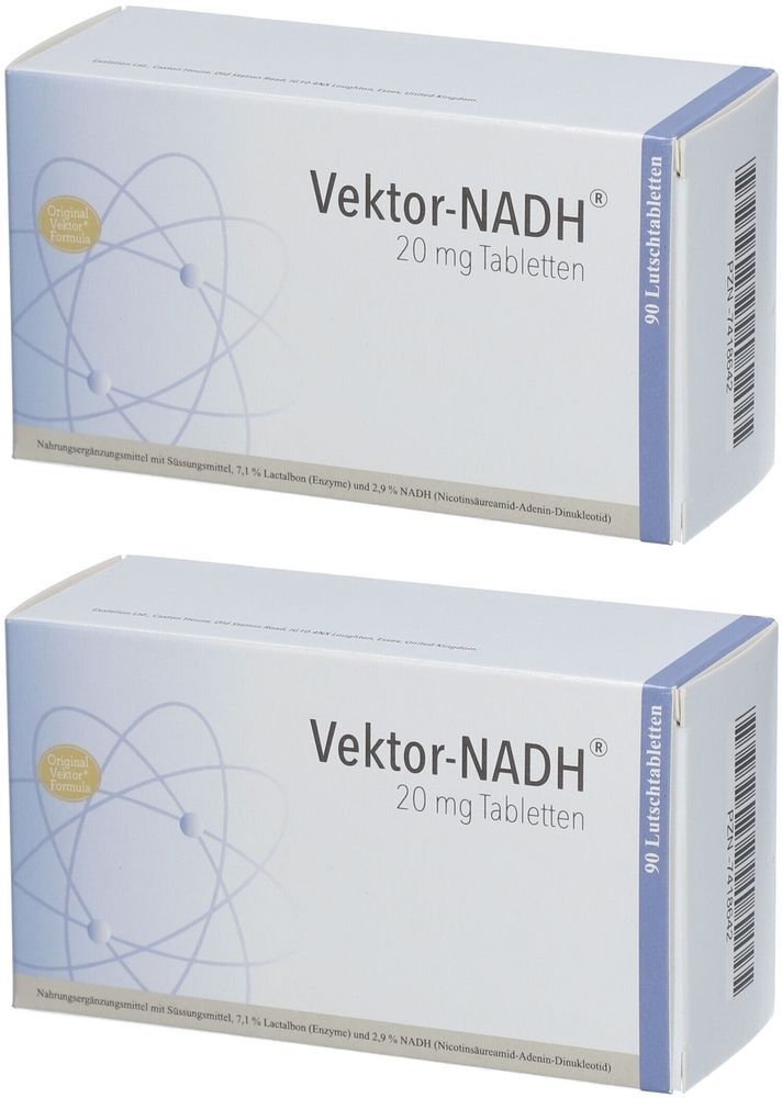 Vektor-NADH Vektor Nadh 20 mg Lutschtabletten 2x 2x90 St