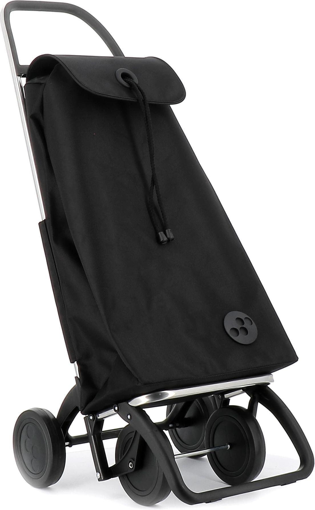 Einkaufstrolley ROLSER "IMAX MF 4", Damen, schwarz, Aluminium, Polyester, Einkaufskörbe Einkaufstrolley schwarz Einheitsgröße