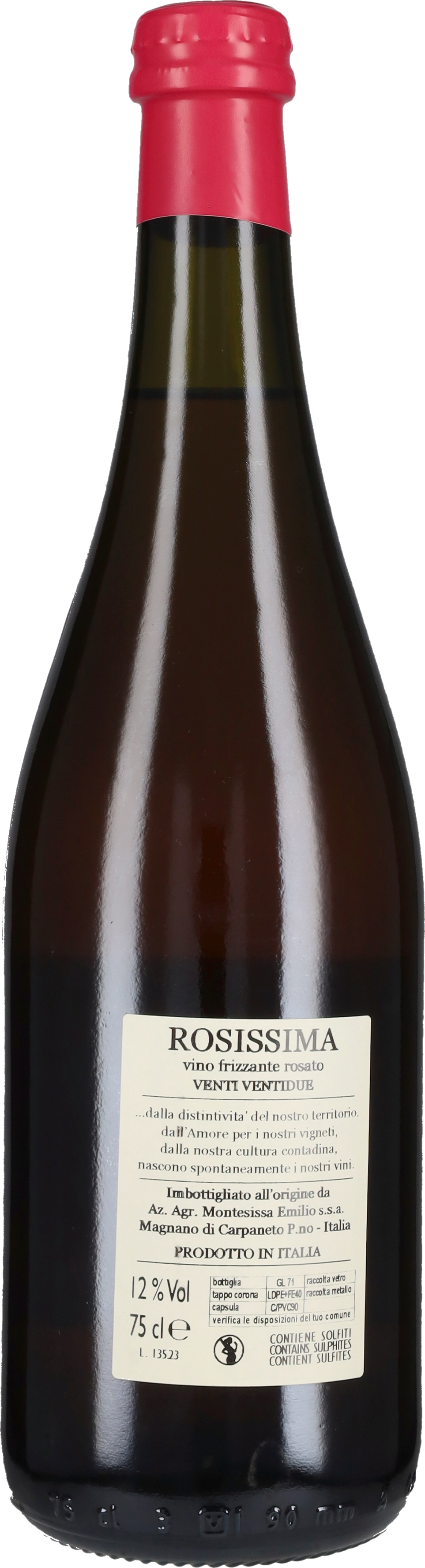Montesissa Emilio Rosato Frizzante 'Rosissima' Emilio Montesissa