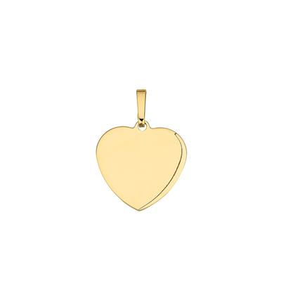 Kettenanhänger FIRETTI "Schmuck Geschenk Gold 333 Halsschmuck Anhänger Herz", gold (gelbgoldfarben), Schmuckanhänger, Damen, Gelbgold 333, 0,83 g, Kettenanhänger