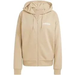 ADIDAS Damen Kapuzensweat Essentials Linear French Terry, Größe XL in Braun Braun