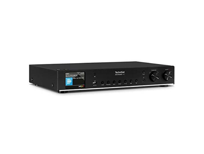 TechniSat DIGITRADIO 143 (V3) - HiFi tuner internetradio (DAB+ digitale radio, Bluetooth audio streaming, Spotify Connect, werpantenne, afstandsbediening, breedte 43,5 cm) zwart