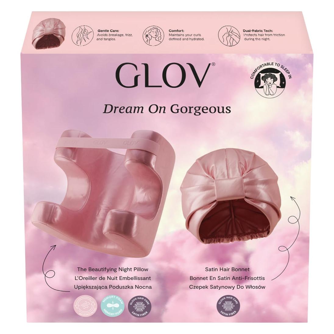 Glov Dream On Gorgeous Satin Hair Cap And Beautifying Night Pillow Set (Haarpflege Set) (5907440749207)