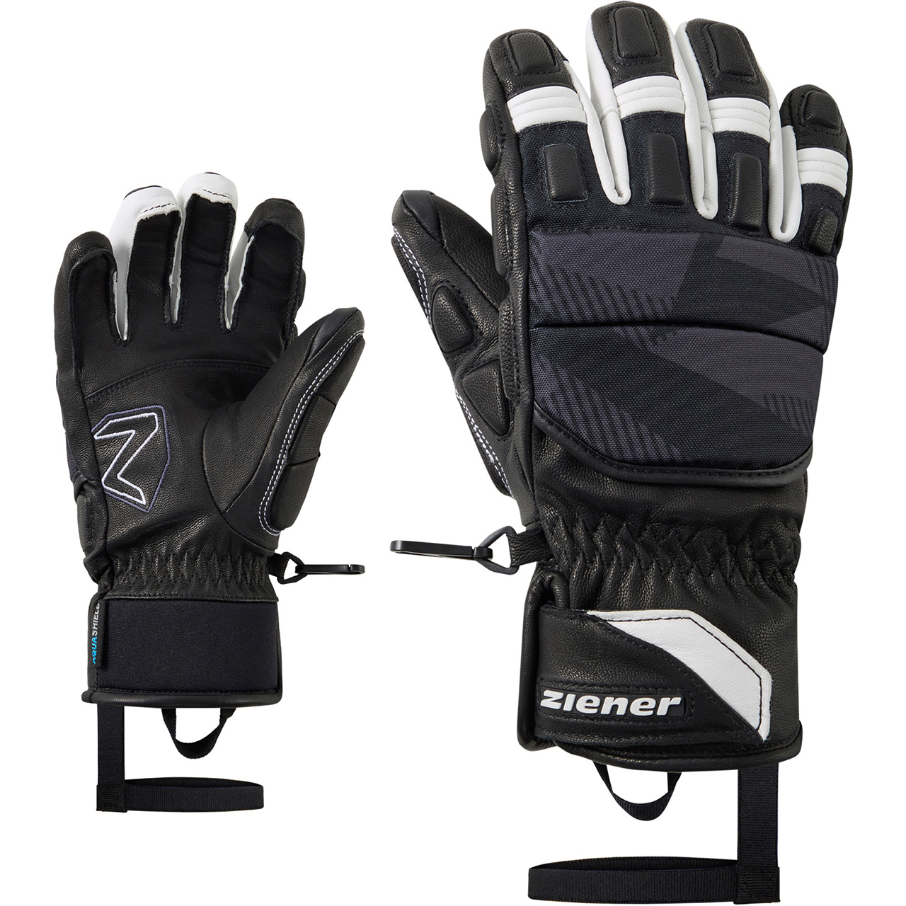 Ziener Kinder Skihandschuh LONOS black - 5,5