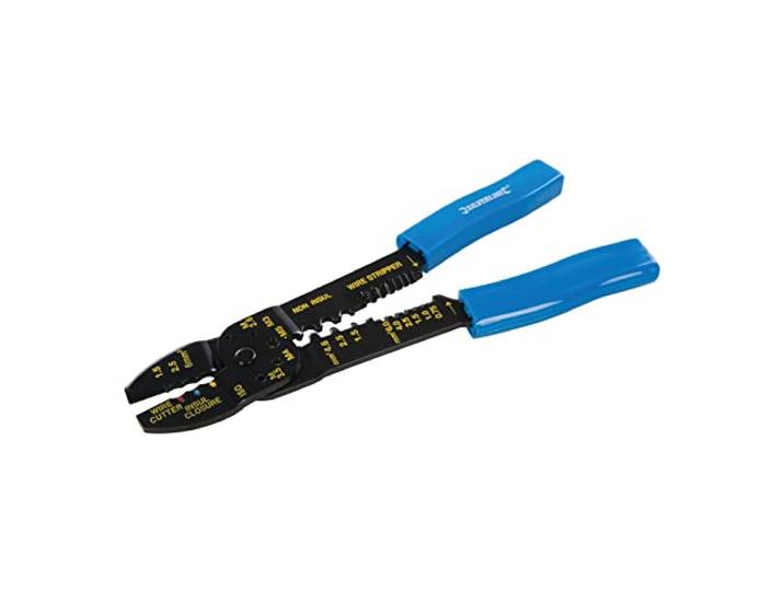 Silverline Krimp- en striptang 230mm (PL52)
