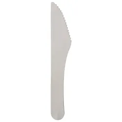 PAPSTAR 400 Messer, Papier "pure" 15,8 cm weiss (88625, 20x20 Stück)