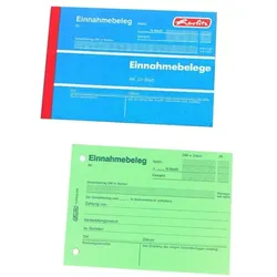 Herlitz Formularbuch »Einnahmebeleg« grün, 14.8x10.5 cm