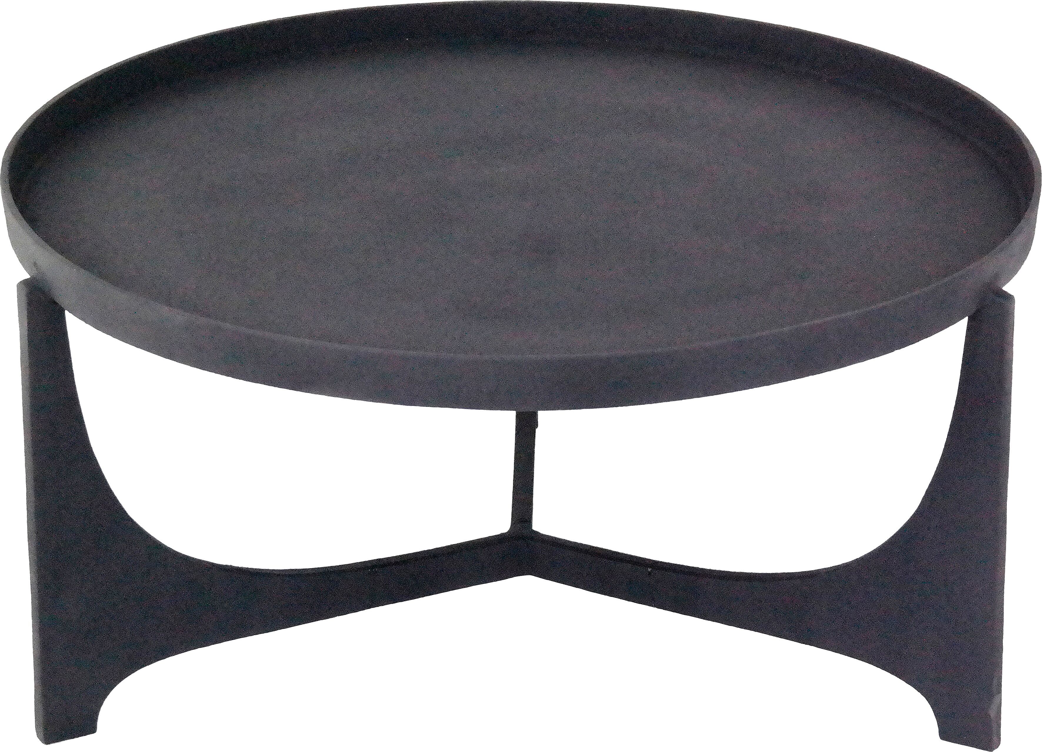 Couchtisch PAROLI, grau (anthrazit, anthrazit, anthrazit), B:75cm H:36cm T:75cm, Tische, Couchtisch anthrazit, anthrazit, anthrazit B/H/T: 75cm x 36cm x 75cm