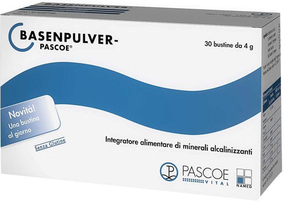 NAMED Srl Named Pascoe Linea Alcalinizzanti Basenpulver Integratore Alimentare 30 Buste