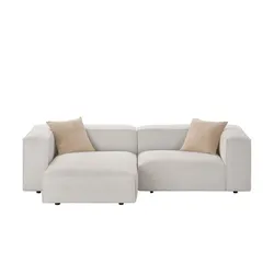 Höffner Selection Ecksofa  Noé , grau , Maße (cm): B: 247 H: 65 T: 149.0