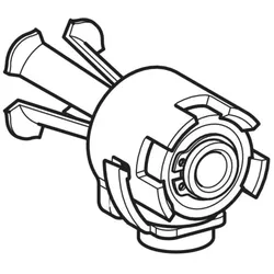 Geberit WC Wandbefestigung EFF2 (1Stück) 597202000