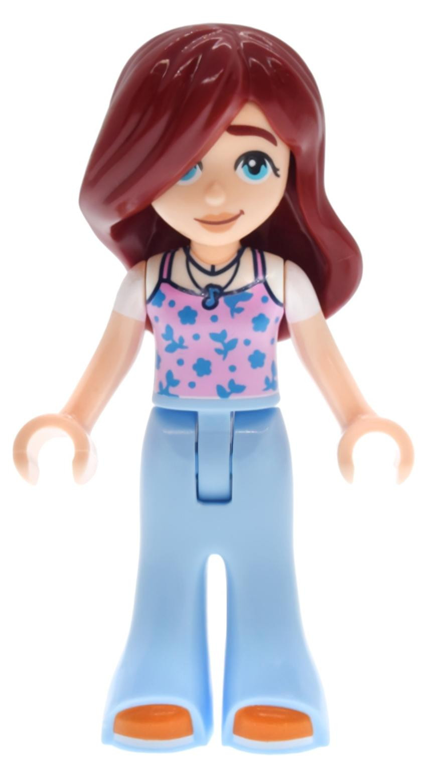 LEGO Minifiguur Friends Paisley met helderroze tanktop