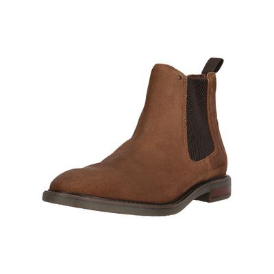 Stiefel CLARKS "Jaxen Easy", Mädchen, Gr. 41,5, braun, Leder, Schuhe Stiefel, mit smartem elastischem Einstieg
