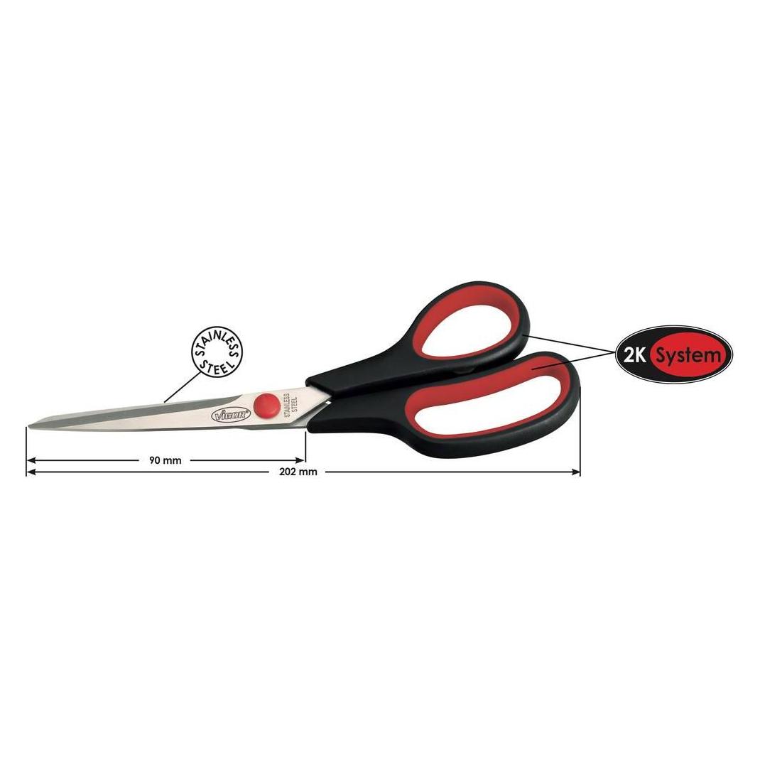 Vigor Universalschere V1304 202 mm (20.20 cm) (V1304)