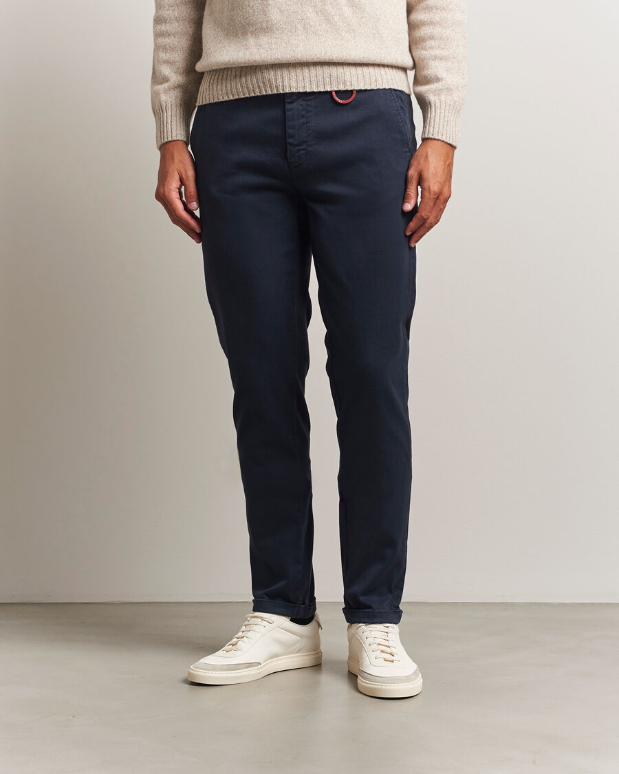 Tramarossa Luis Superstrech Cotton Chino Dark Blu men W31 Blå