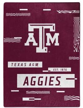 NCAA Digitize Texas A&M Raschel Throw Blanket