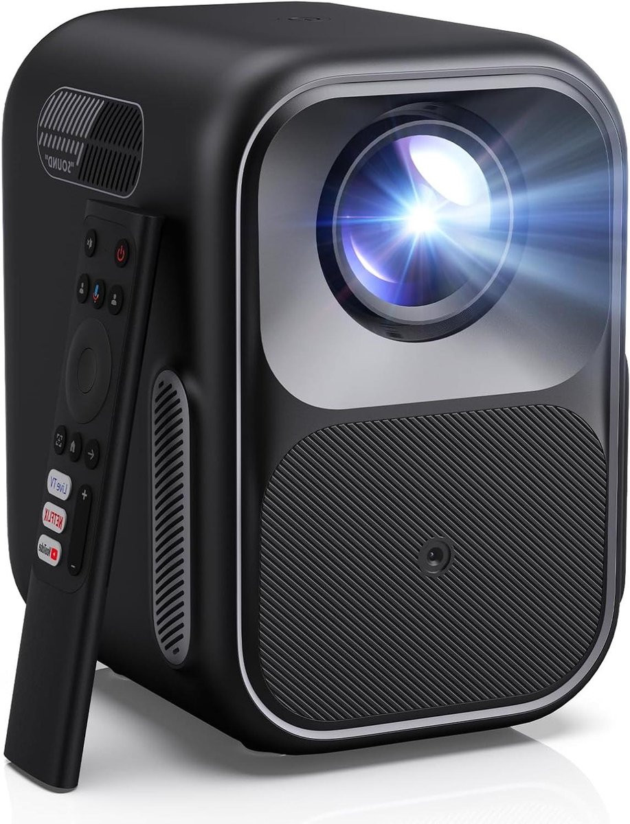 Mini Projector Smart Beamer Obsidian Zwart voor Home Cinema met Automatische Installatie (40-120 inch)