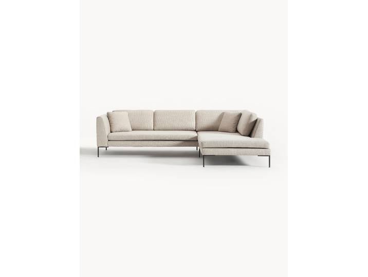 Ecksofa Emma mit Metall-Füßen