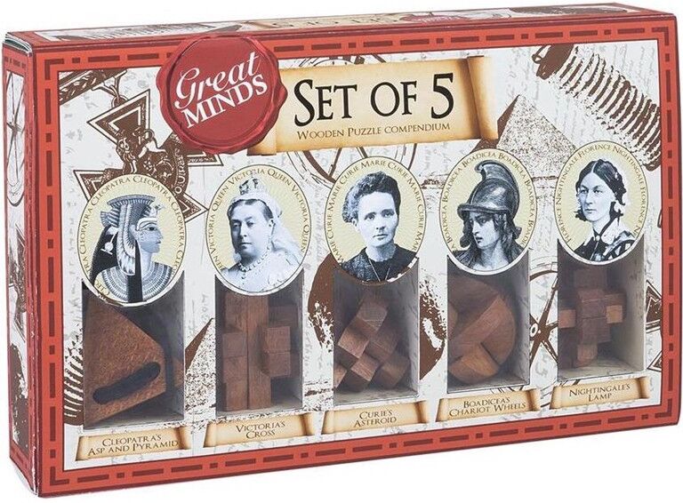 Great Minds - Set de 5 Femmes - Professor Puzzle