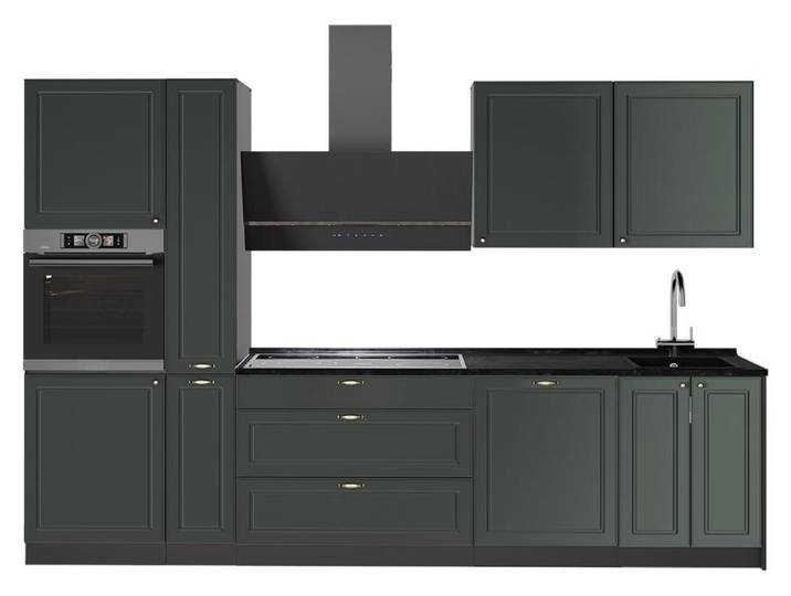Cuisine Vicco Fame-Line Vert Or Campagne/Anthracite 310cm sans PT\, Model 64267