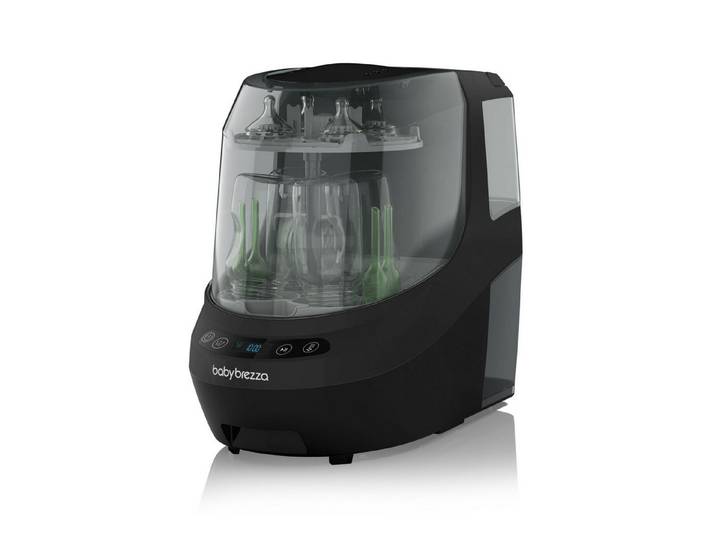 Baby Brezza Dampfsterilisator Flaschenspüler und Sterilisator mit HEPA-Filter und Trocknung, Spült, trocknet & sterilisiert Flaschen und Zubehör vollautomatisch