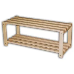 Biedrax Schuhregal 30 x 30 x 75 cm, Fichtenholz, Latte 18 mm