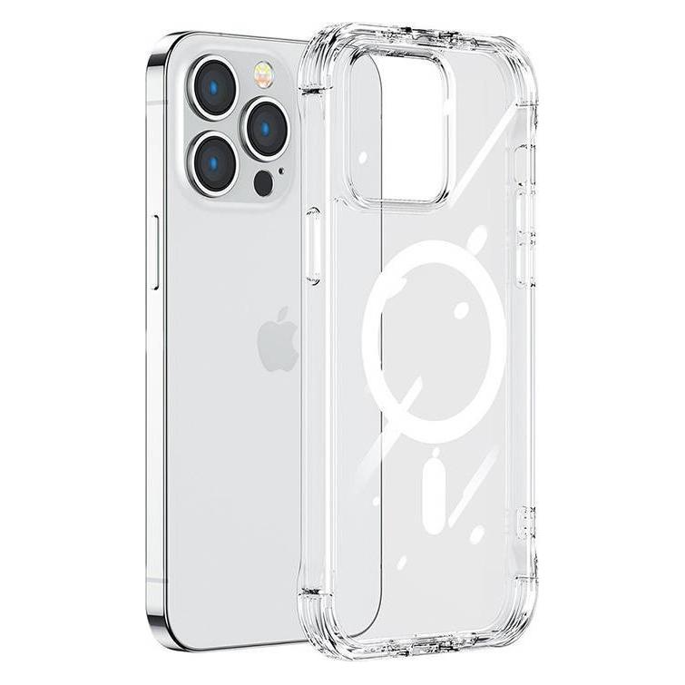 Joyroom iPhone 14 Pro gepanzerte Hülle mit Haken durchsichtig (MagSafe) (Apple iPhone 14 Pro) (JR-14H6)
