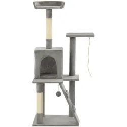 vidaXL Hollerau (120 cm, Grau), Katzenbaum