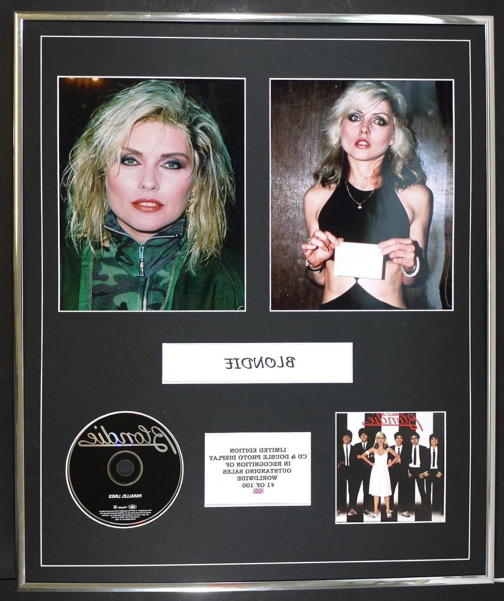 Zilveren Cd en Dubbel Photo Display voor Muziek Memorabilia Muur Decoratie 60 x 50 cm