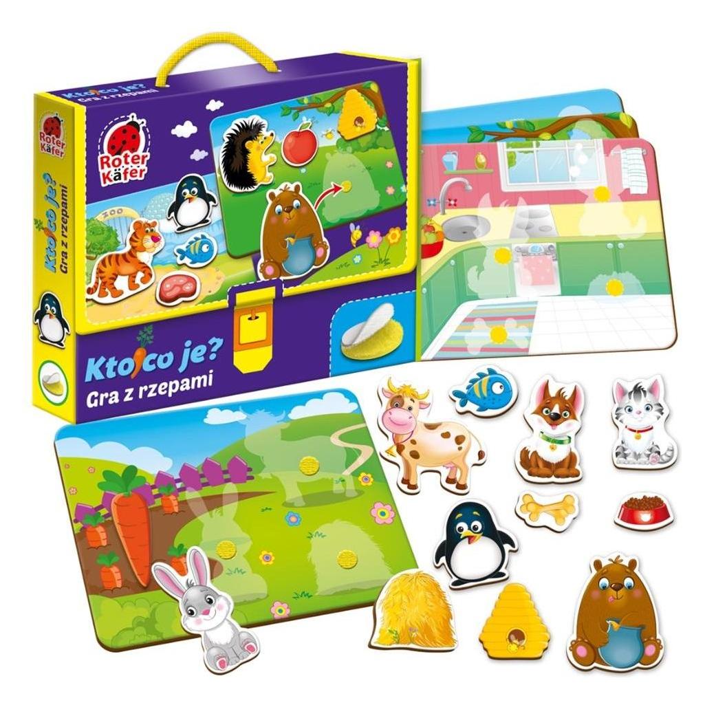 Roter Käfer Spiel mit Klettverschluss Wer isst was? (Deutsch) (35710653)