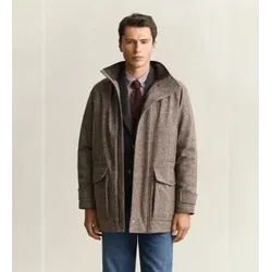 Gant für Herren. 7006689 Double Decker Jacke aus Wollmischung in Taupe (S), Lässig, Polyester
