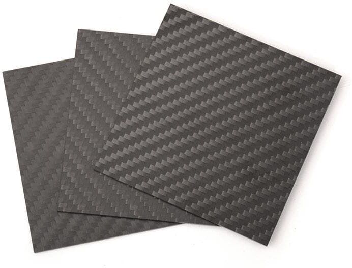 Snapmaker Carbon Fiber Sheet (3-Pack) 80 x 80 x 2mm