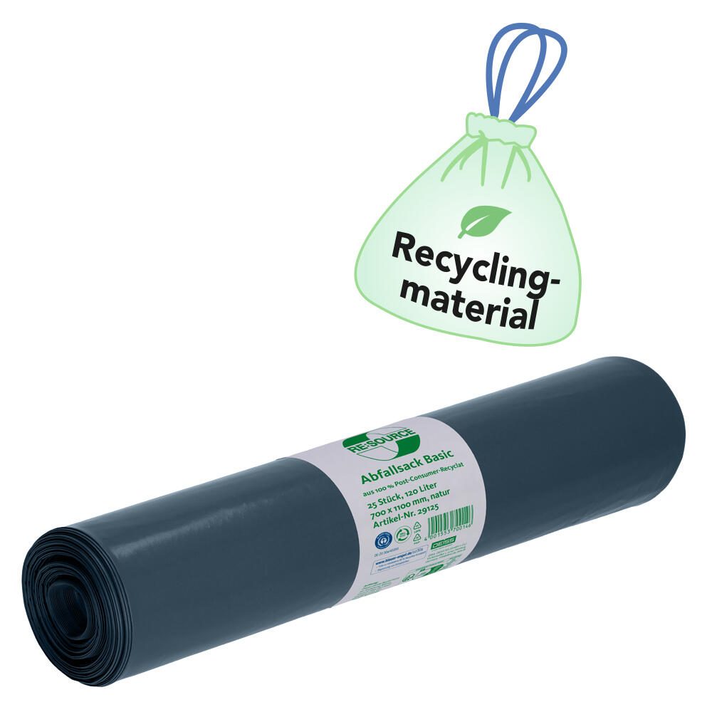 RE:SOURCE Basic Müllbeutel 120,0 l, dunkelblau 29125