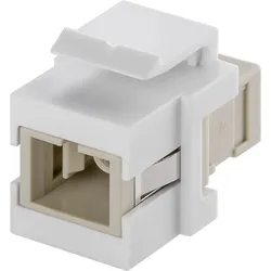 Goobay 80017 Keystone Modul Lichtwellenleiter - 17 mm Breite, 2x SC-Simplex Buchse
