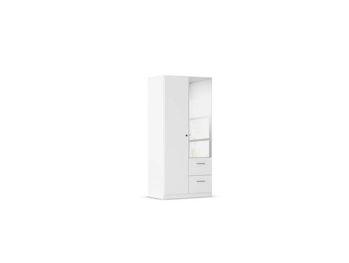 Rauch Möbel Buchholz, Kleiderschrank, Farbe Weiß, Breite 91 cm