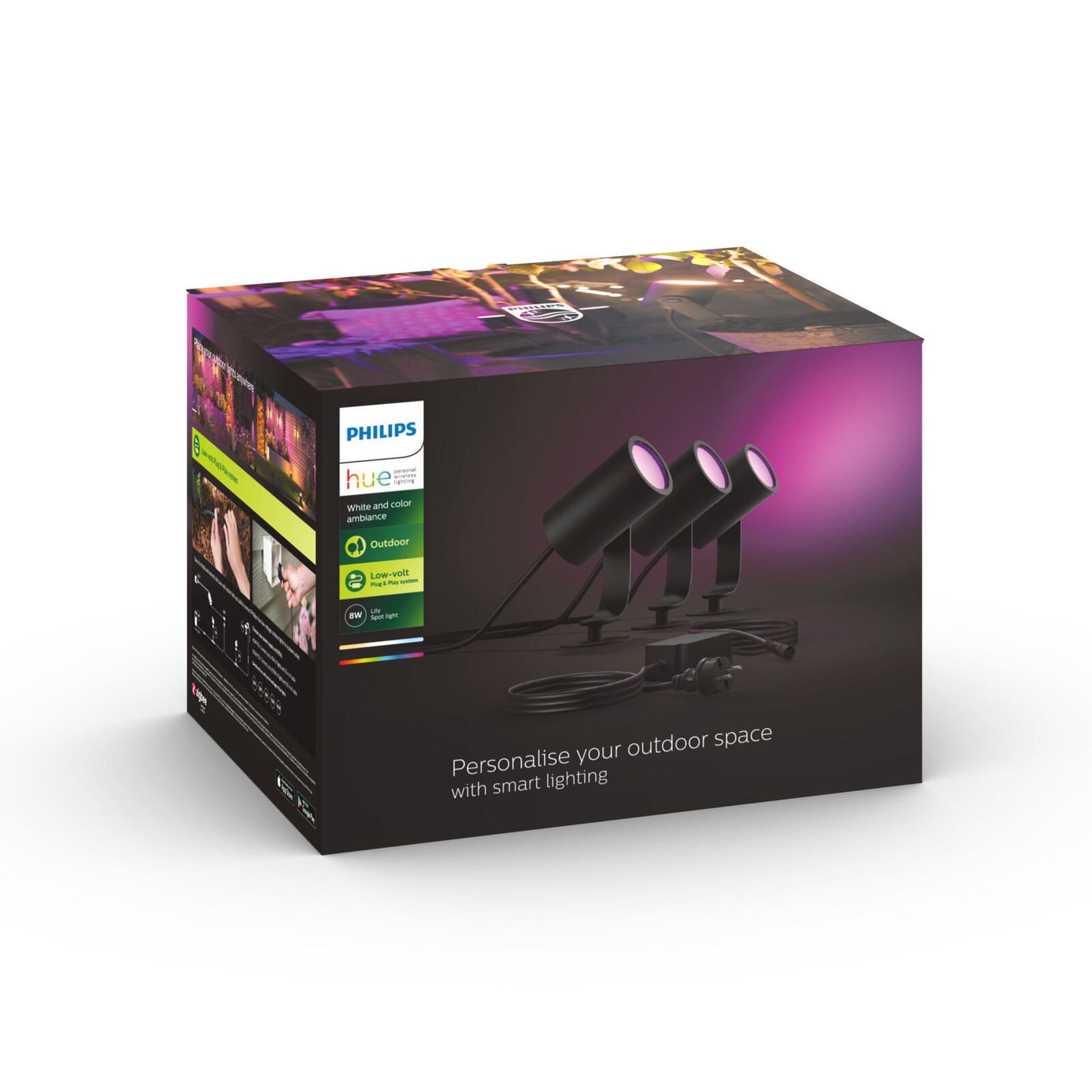 Philips Hue Lily 3-er Pack black 915005629701