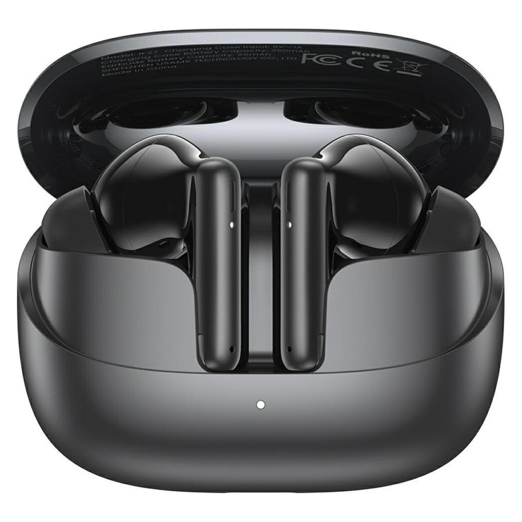 Usams Earphones Bluetooth TWS IF27 wireless black (5 h, Kabellos) (BHUIF04)