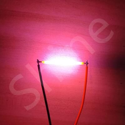 Inspired Living 10pcs COB LED Filament Strips For Edison Bulb Repair, LED Filament Strip Parts In Multiple Lengths And Voltages pink 38mm Dc57v 10pcs