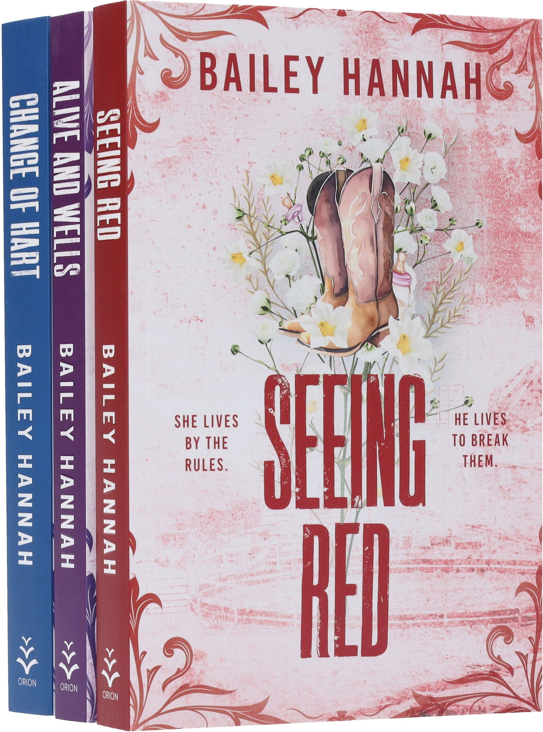 Wells Ranch Series by Bailey Hannah 3 Books Collection Set - Fiction - Paperback Hachette