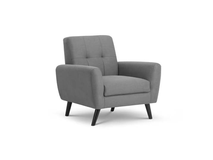 Julian Bowen Monza Kompakter Retro-Stuhl, Grau