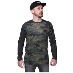 Muc-Off, Unisex, Velotrikot, Muc Off Premium Long Sleeve Riders Jersey Camo Muc Off XS (XS), Mehrfarbig
