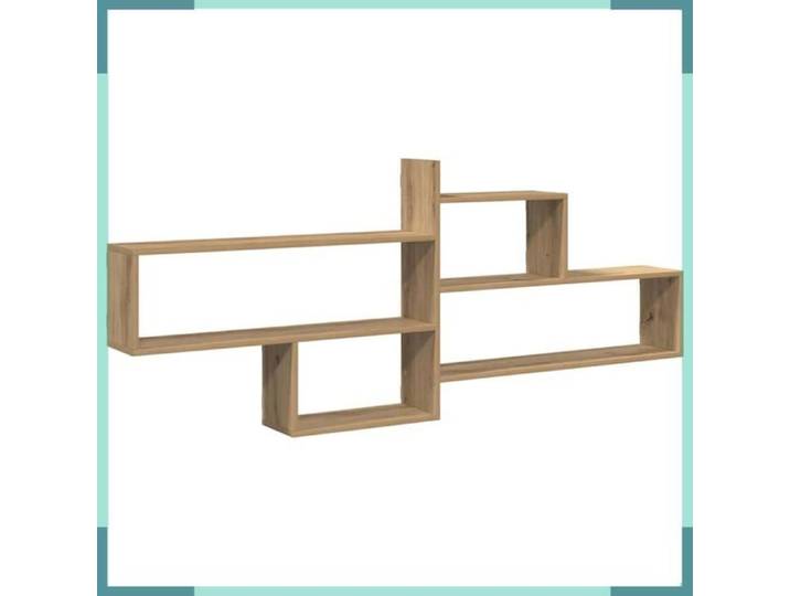 FHE Étagère murale artisanal ingénierie - Bois - Rangement - Intérieur - Chêne - 167 5x18x68 cm