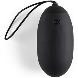 Virgite, Vibrator, Vibrator-Ei, G6, wiederaufladbar, Schwarz, 230 g