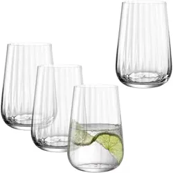 Leonardo Trinkglas Paolo M 350 ml, 4 Stück, Glas, Trinkgläser, Transparent