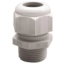 ABB F7031240 SIB-TEC Kabelverschraubung M12, Hellgrau, PA6, langes Gewinde, reduzierter Klemmbereich Ø1,5-5mm 7TCA303425R0679  - 50 Stück